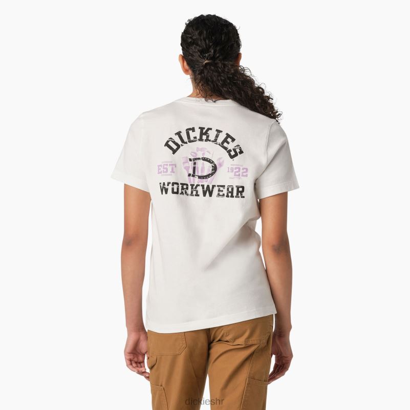 teška radna odjeća grafička majica žene Dickies bijelo (wh) 6BPL62119 radna odjeća