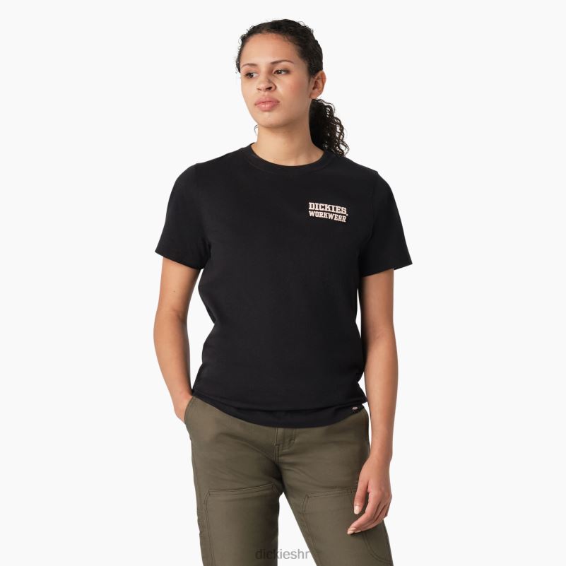 teška radna odjeća grafička majica žene Dickies crna (kbk) 6BPL62117 radna odjeća