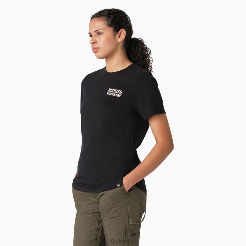 teška radna odjeća grafička majica žene Dickies crna (kbk) 6BPL62117 radna odjeća