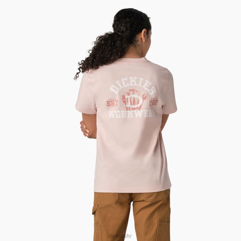 teška radna odjeća grafička majica žene Dickies lotos roza (lo2) 6BPL62118 radna odjeća