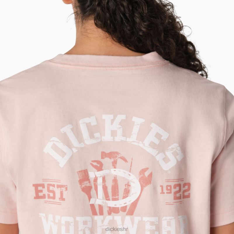 teška radna odjeća grafička majica žene Dickies lotos roza (lo2) 6BPL62118 radna odjeća