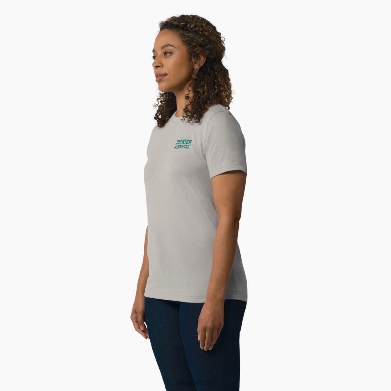 teška radna odjeća grafička majica žene Dickies vrijesko siva (h2) 6BPL62116 radna odjeća