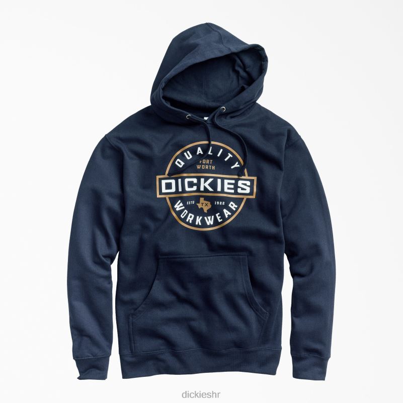 radna odjeća s kapuljačom od kvalitetnog flisa muškarci Dickies tamnoplava (dn) 6BPL61142 radna odjeća