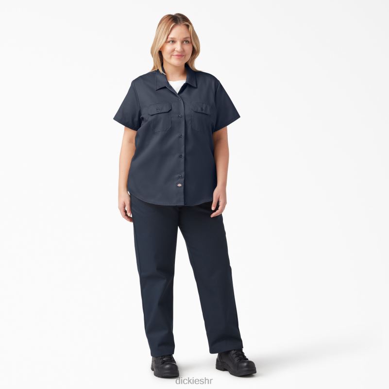 plus 574 originalna radna majica žene Dickies tamnoplava (asn) 6BPL61536 radna odjeća