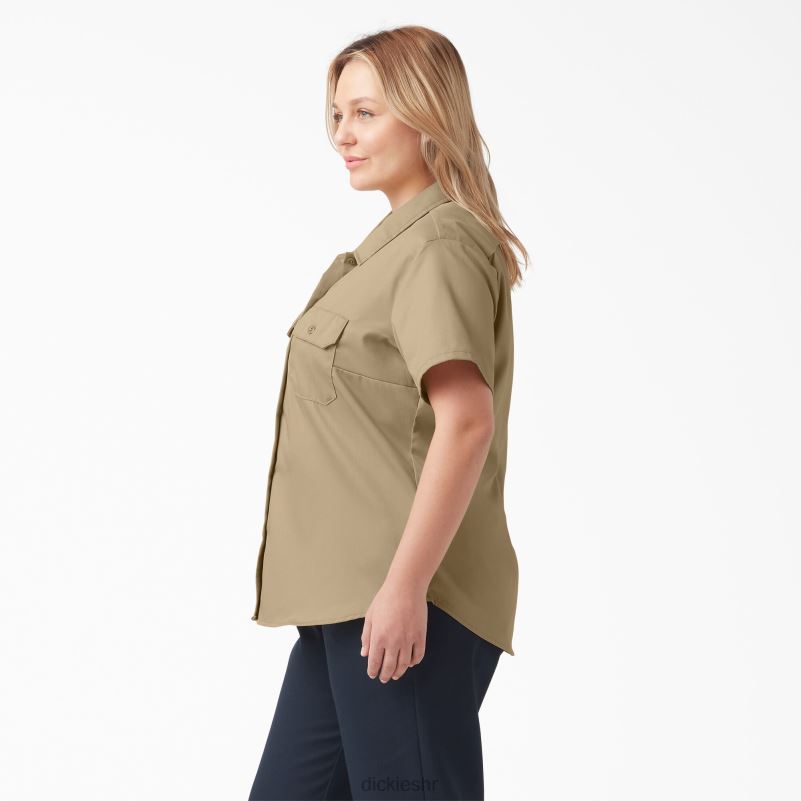 plus 574 originalna radna majica žene Dickies vojnički kaki (ksh) 6BPL61538 radna odjeća
