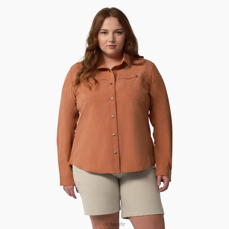 plus radna majica s roll-tabom za hlađenje žene Dickies bakreni vrijesak (eh2) 6BPL61683 radna odjeća