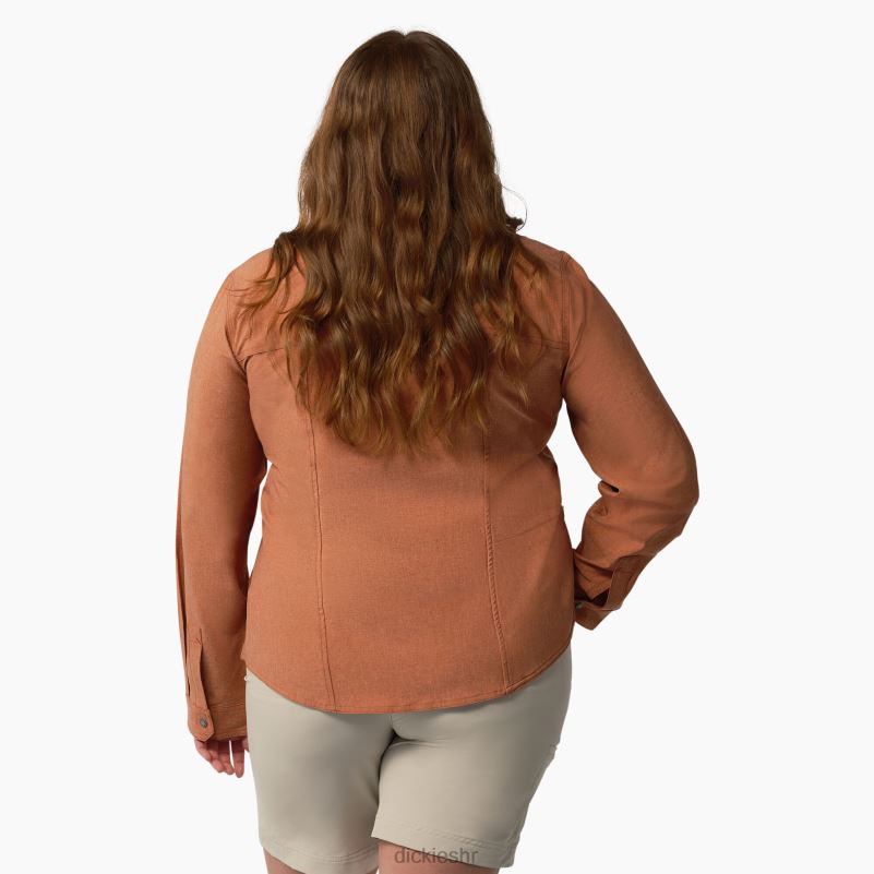 plus radna majica s roll-tabom za hlađenje žene Dickies bakreni vrijesak (eh2) 6BPL61683 radna odjeća