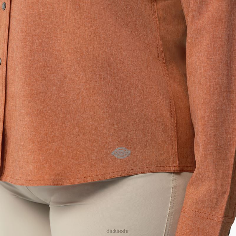 plus radna majica s roll-tabom za hlađenje žene Dickies bakreni vrijesak (eh2) 6BPL61683 radna odjeća