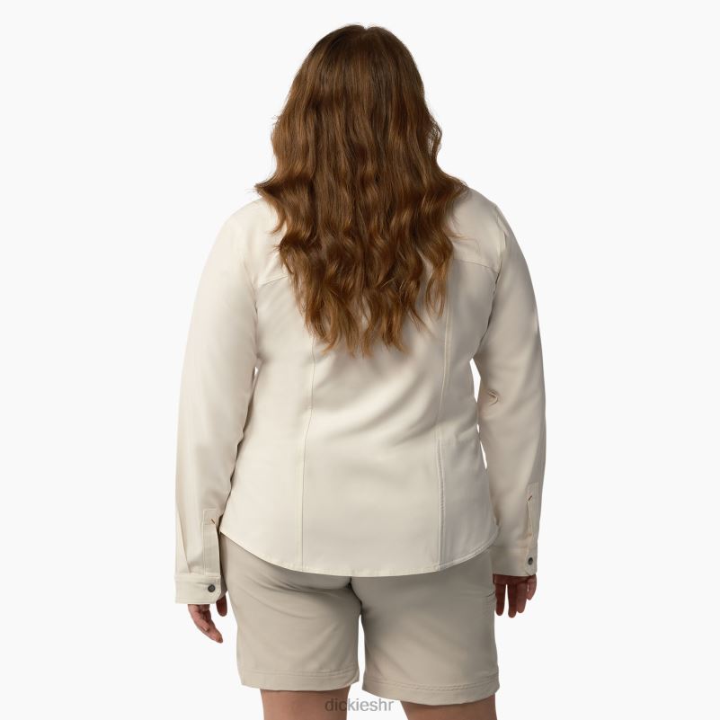 plus radna majica s roll-tabom za hlađenje žene Dickies starinsko bijelo (adw) 6BPL61682 radna odjeća