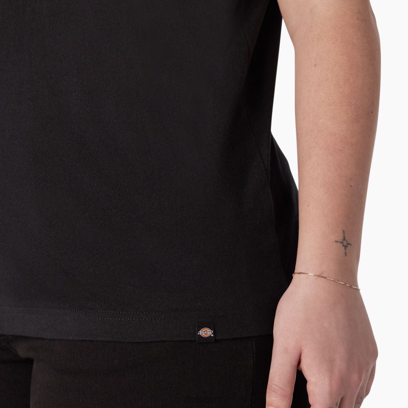 plus teška radna odjeća grafička majica žene Dickies crna (kbk) 6BPL62190 radna odjeća