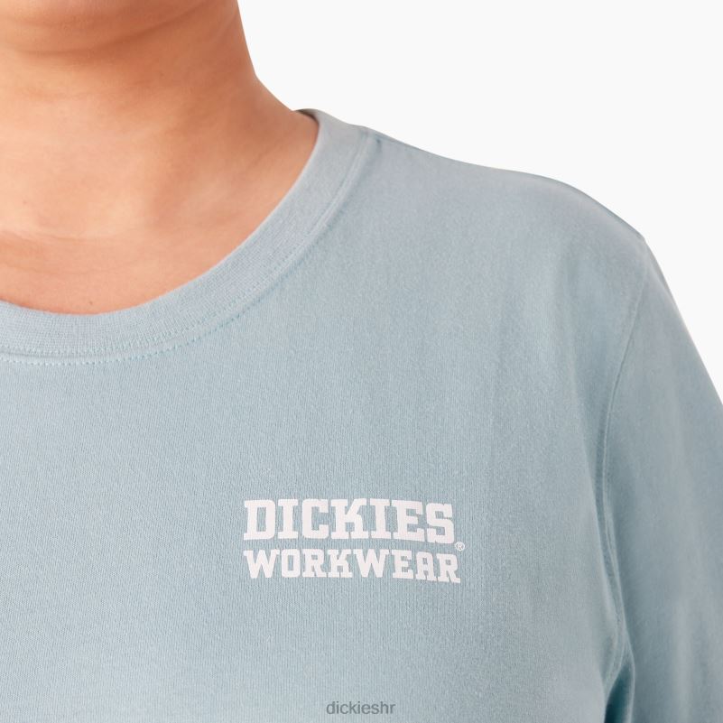 plus teška radna odjeća grafička majica žene Dickies dockside plava (du1) 6BPL62189 radna odjeća