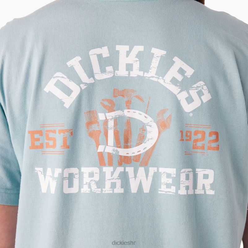 plus teška radna odjeća grafička majica žene Dickies dockside plava (du1) 6BPL62189 radna odjeća