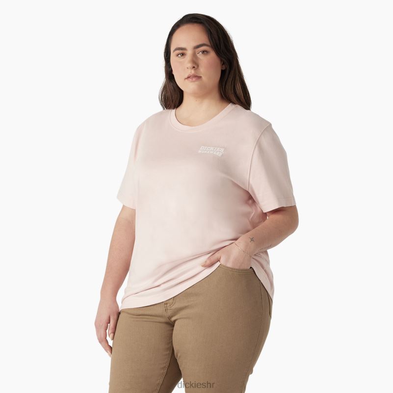 plus teška radna odjeća grafička majica žene Dickies lotos roza (lo2) 6BPL62191 radna odjeća