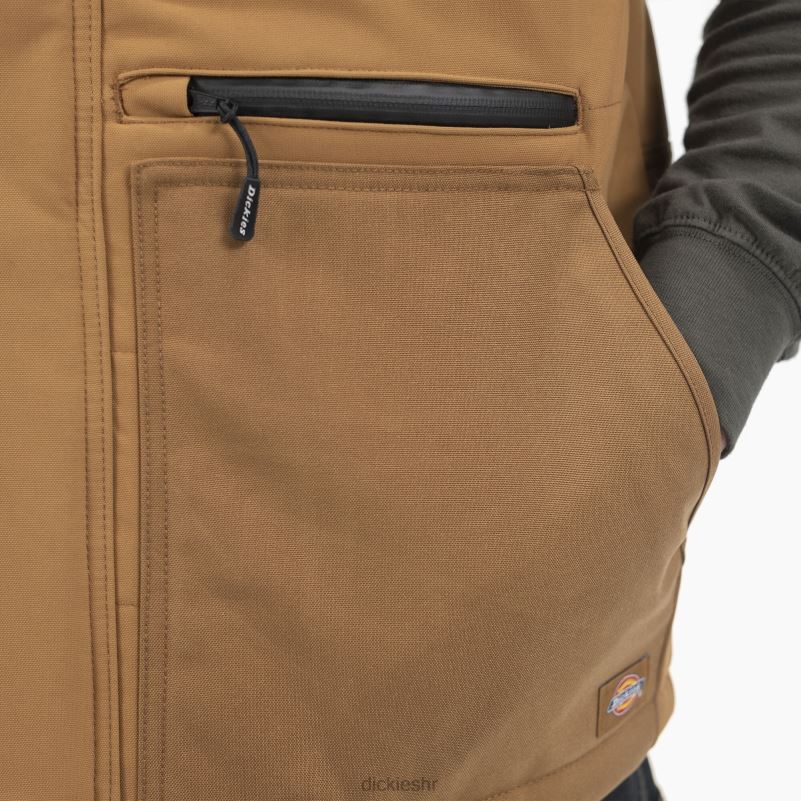 radna odjeća za performanse prsluk muškarci Dickies smeđa patka (bd) 6BPL61088 radna odjeća