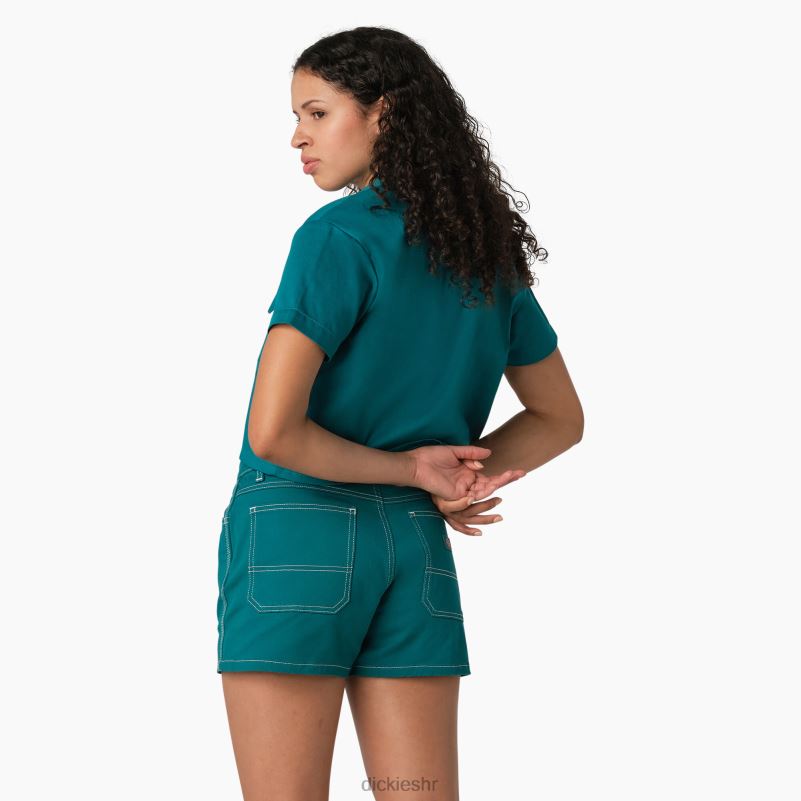 skraćena radna košulja žene Dickies duboko jezero (dl2) 6BPL62005 radna odjeća