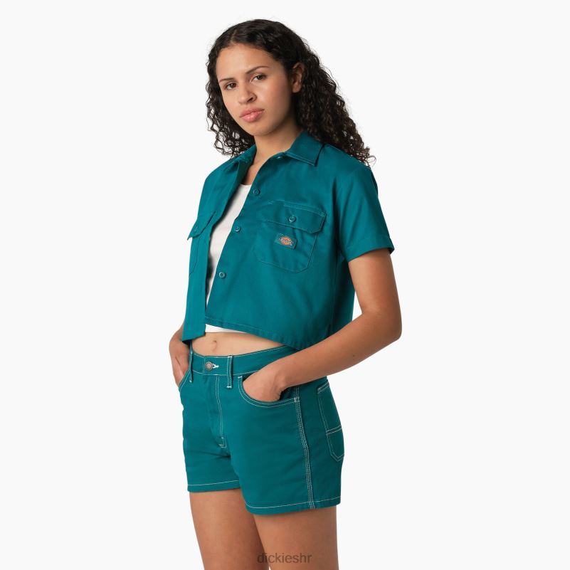 skraćena radna košulja žene Dickies duboko jezero (dl2) 6BPL62005 radna odjeća