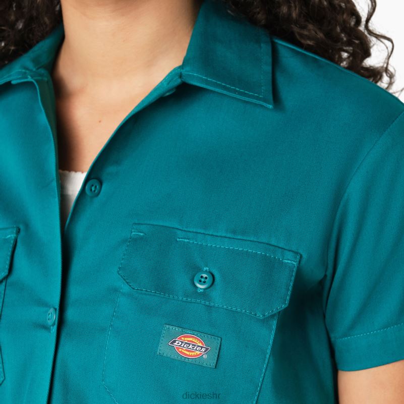 skraćena radna košulja žene Dickies duboko jezero (dl2) 6BPL62005 radna odjeća